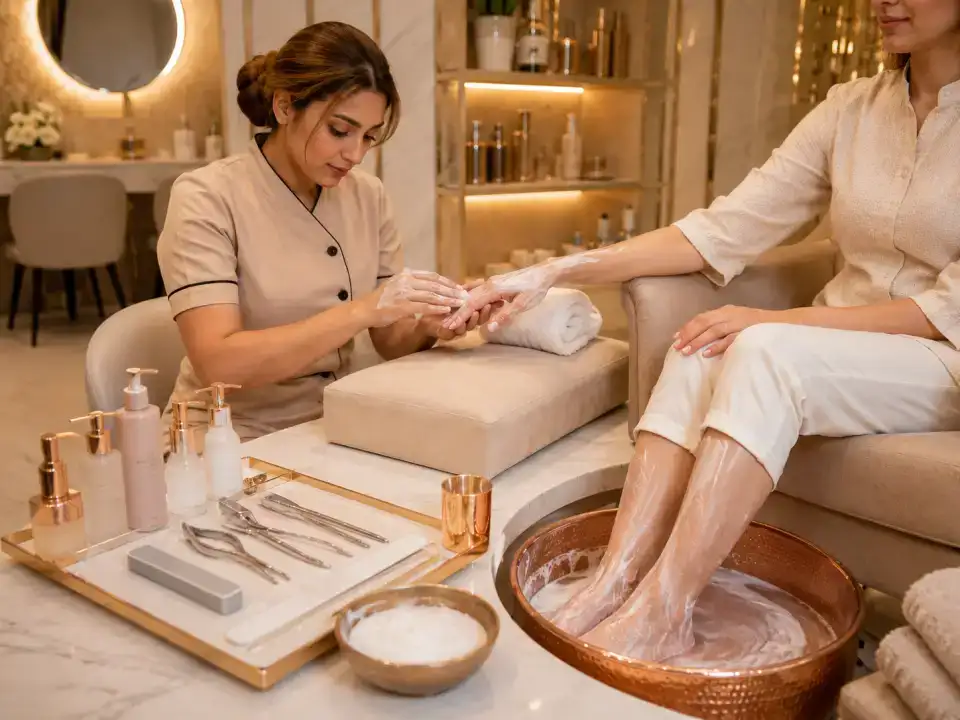 Manicure & Pedicure Whitening