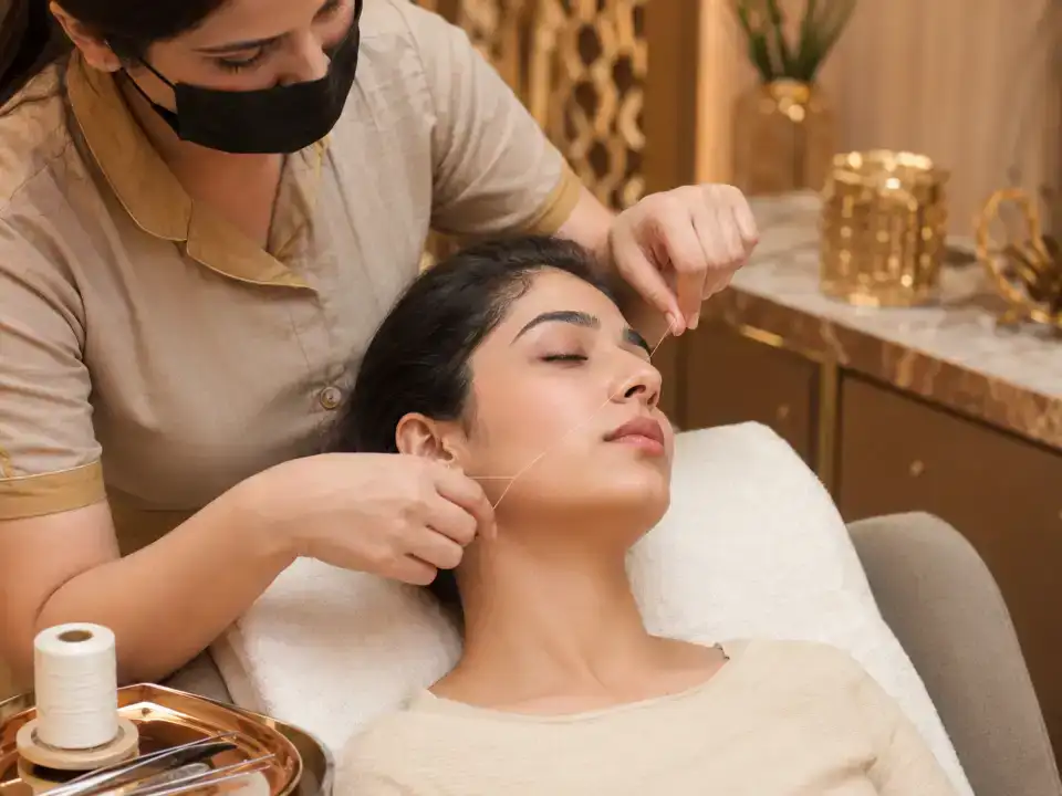 Half Face Threading