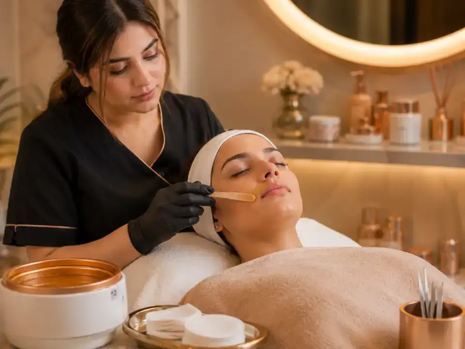 Upper Lips Hot Waxing
