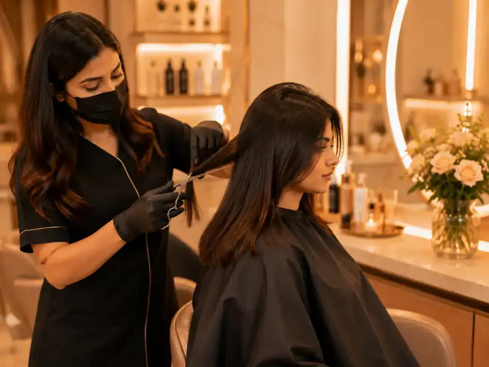 Haircut without Blow Dry